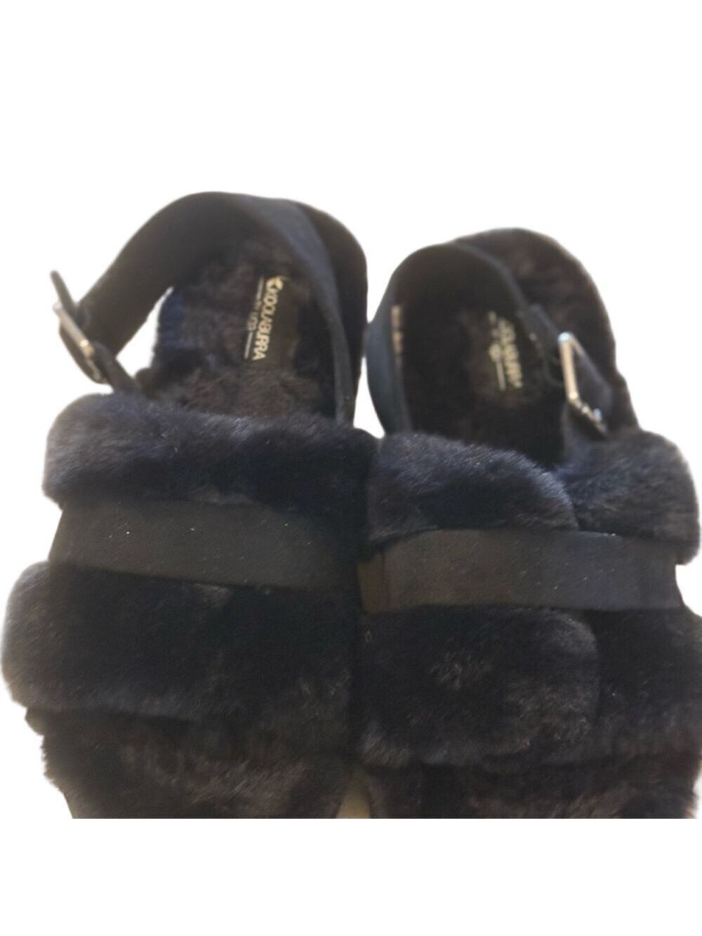 Koolaburra Black Furry Women Slippers